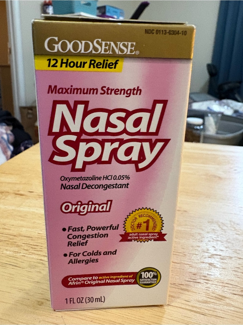 GoodSense Nasal Spray - Pink & Gold Packaging BNIB 1 Fl Ozs exp 2/27